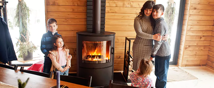 Morso Cast Iron Fireplace Insert Installation in Santa Barbara, California