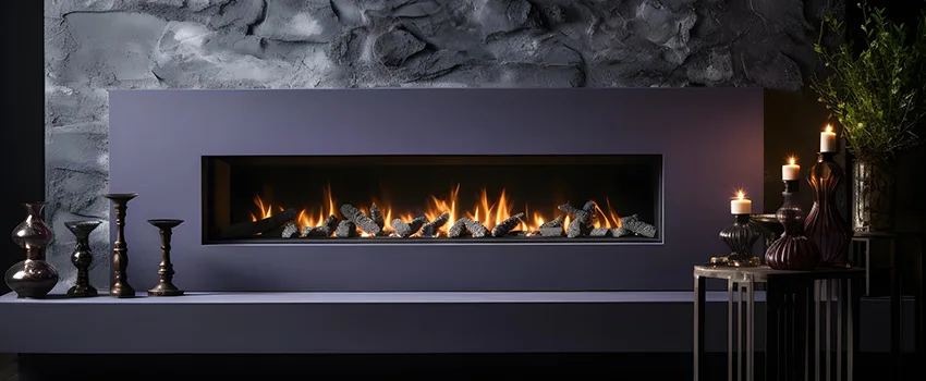 Ember Bed for Ventless Gas Fireplace in Santa Barbara, CA