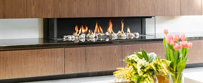 Double-height Fireplace Design Refurbishment in Santa Barbara, California