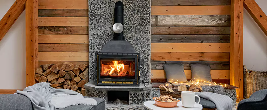 Thelin Hearth Products Direct Vent Gas Stove Fireplace Inspection in Santa Barbara, California